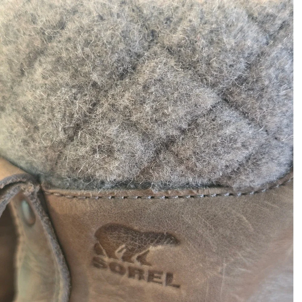 Sorel Waterproof Duck Boots Womens 7.5 Slimpack II Elk Black